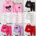 thumbnail image 3 of NIEWTR Girls 2PC Outfits Set Kids Spring Autumn Winter Hoodie Sweatshirts and Jogging Sweatpants Comfortable and Warm Set Cute Cartoon Print Two Piece Set 2Y 3Y 4Y 5Y 6Y 7Y 8Y, 3 of 4