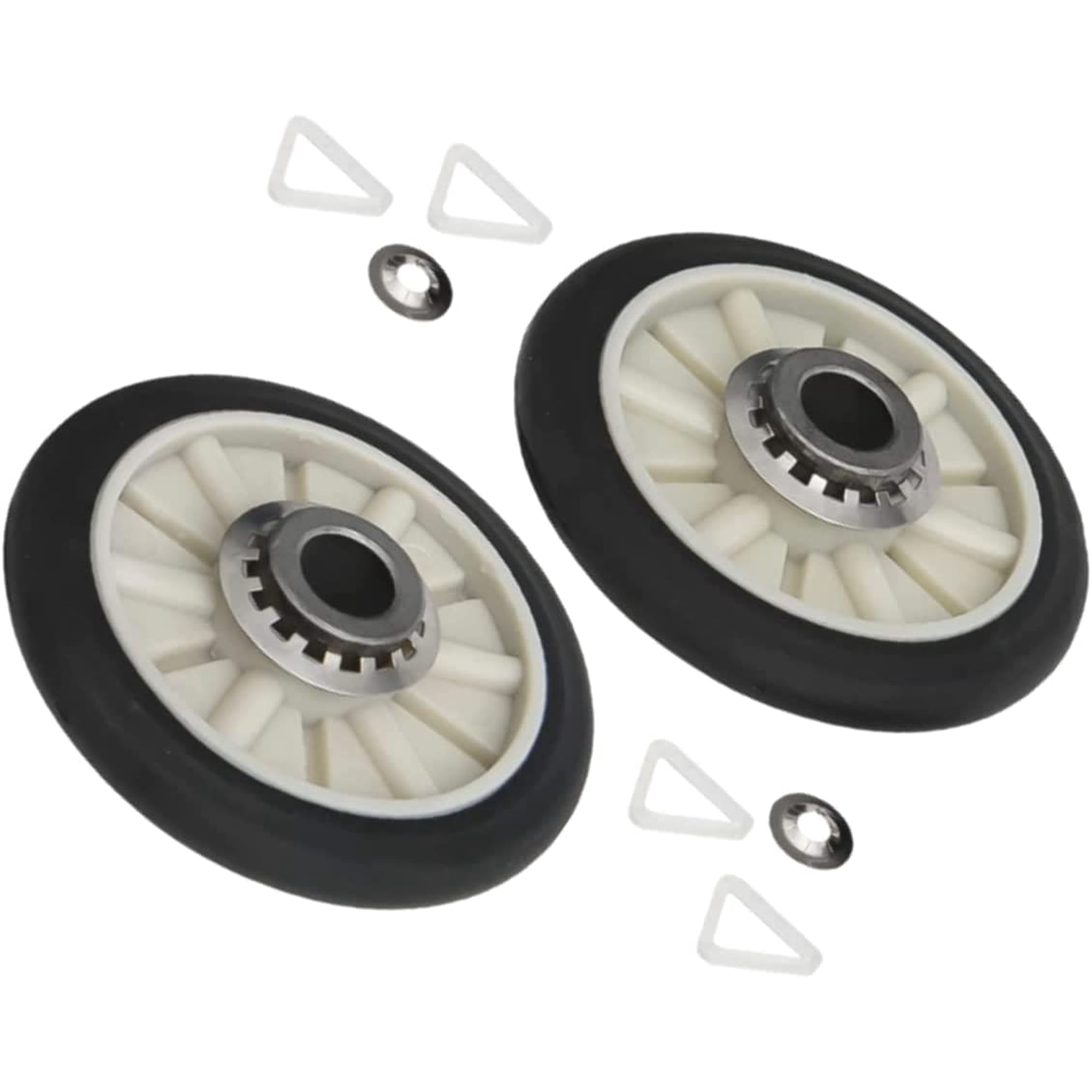 Scaroo 349241T Dryer Drum Roller Kit Compatible with Whirlpool, GE 3389901