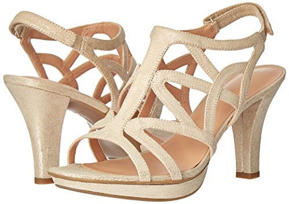 Naturalizer Women s Danya Platform Dress Sandal Taupe Gold 7 W US