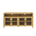 thumbnail image 4 of Better Homes & Gardens Reading Refined Farmhouse TV Stand for TVs up to 65", Light Honey Finish, 4 of 11
