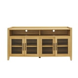 Better Homes & Gardens Reading Refined Farmhouse TV Stand for TVs up to 65", Light Honey Finish - Walmart.com