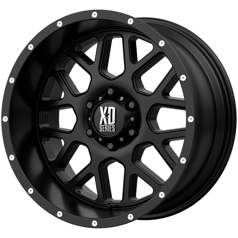 XD Series XD820 Grenade 20x10 8x170 24mm Satin Black Wheel Rim 20
