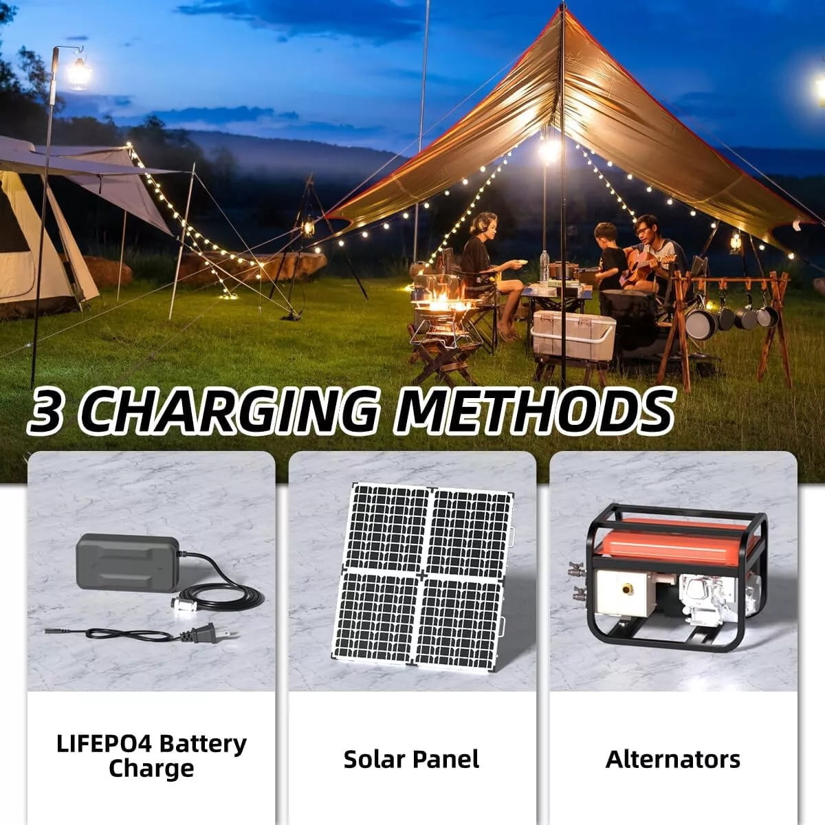 12V 200AH Lithium LiFePO4 Battery Bluetooth,SCREMOWER 200A BMS RV Batteries for Camping Trolling Motor Boat