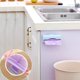 thumbnail image 1 of Purple Plastic Bag Holder for Kitchen Bathroom Office - Garbage Bag and Trash Bag Dispenser, 1 of 4