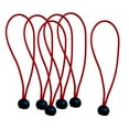 thumbnail image 4 of 6 Pieces Heavy Duty Ball Cord Tarp Tent tie Tope - Red, 8 inch, 4 of 8