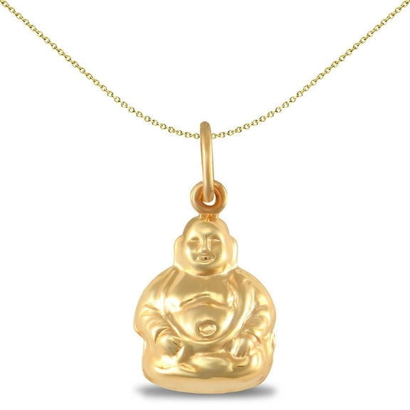 Ladies 9ct Gold Jewelco London Buddha Charm Pendant