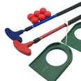 thumbnail image 3 of S SERENABLE Telescopic Golf Putter Putting Cup Golf Balls Set for Backyard Birthday Gift With Flag, 3 of 9
