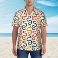 thumbnail image 2 of Xecao Snake print Hawaiian shirt - a stylish short-sleeve button-down for men, perfect for casual beach and tropical outings., 2 of 9