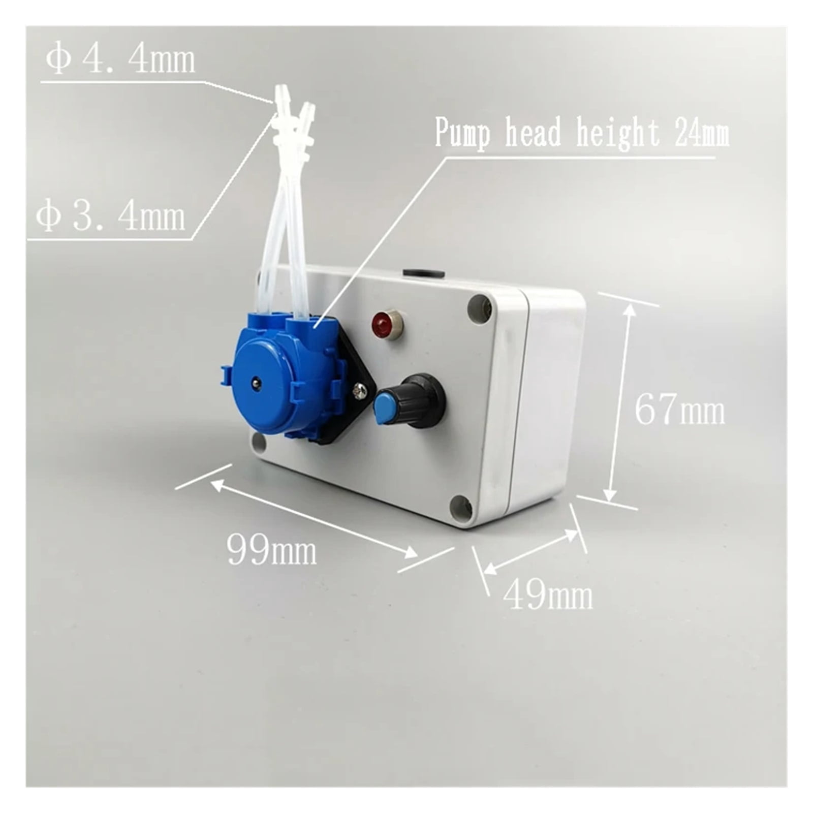 Miniature Peristaltic Pump, Self-priming Pump, Circulation Metering Pump, Laboratory Food Grade 10-70ML/adjustable With Foot Switch ,Security