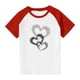 thumbnail image 3 of Blusas y camisas de manga corta con cuello redondo para niños y niñas, blusa de manga corta con estampado de cuello redondo, 3 of 7