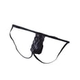 thumbnail image 3 of Hombres T Back Transpirable Elástico Encaje Jockstrap Calzoncillos Ropa interior masculina Negro Zulema Tanga de hombre, 3 of 8