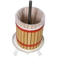 thumbnail image 6 of Fruit Apple Wine Cider Press, 4.8 Gallon Crusher Manual Juice Maker with 8 Press Wooden Blocks & Pole Handle Bar & Filter Bag, Cider Wine Making Press for Kitchen, Eatery, Fresh Squeezed Fruit Store, 6 of 6