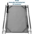 thumbnail image 3 of WaterWarden 4' x 30" Pool Safety Gate, Self-Closing, UL Certified to ASTM Safety Standard F2286, Gray, 3 of 5