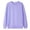 Light Violet, variant on Coerni Girl's Sweatshirt Soft Cotton Long Sleeve Crewneck Tops Teen & Kids Spring Fall Casual Versatile Pullovers Minimal Solid