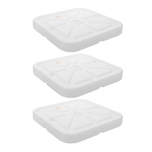 TABLZONE 3Pcs Reusable Balloon Tower Stand White Plastic Party Decoration for Graduation Ceremonies and Events