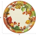 thumbnail image 2 of Berries & Leaves Fall Party Supplies Bundle with Plates and Napkins Luncheon Plates and Napkins for 16 Guests, 2 of 3