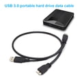 thumbnail image 2 of Cable USB 3.0 A macho a Micro B de 60 cm para disco duro móvil, 5 Gbps, forma de Y, doble alimentación, alta velocidad, portátil, externo, convector, 2 of 7