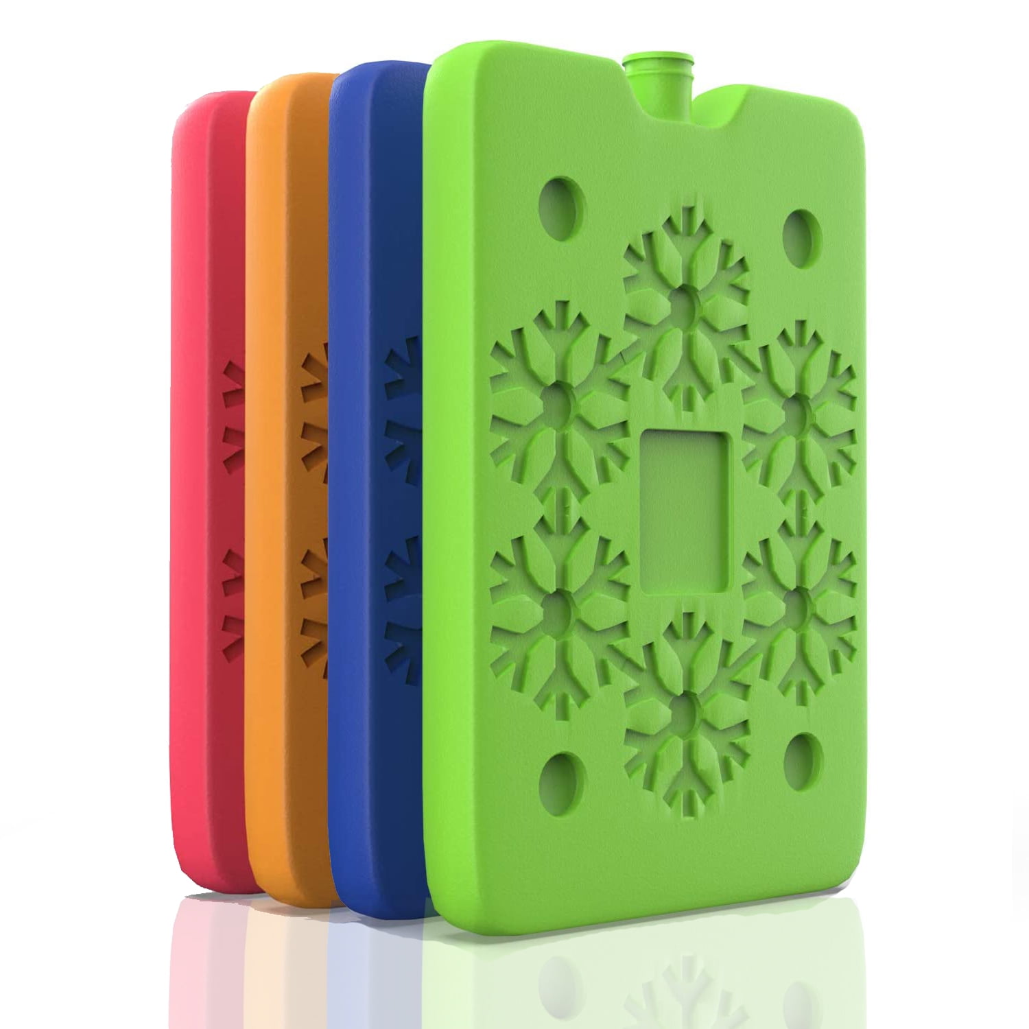 Uralili 4 Packs Ice Packs For Lunch Bags And Coolers LongTerm Freezing