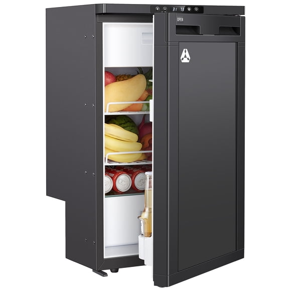 Aobosi Upgraded 12 Volt Car Refrigerator, 83L (88 Quart) RV Fridge and Freezer, RV Refrigerator APP Control with Lock, (-4℉-46℉) Fridge Freezer 12/24V DC for Truck, RV, Camping, Travel