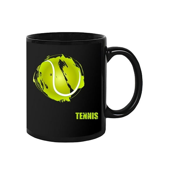 Abstract Tennis Ball Design Mug Unisex's -Image by Shutterstock
