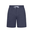 thumbnail image 4 of Busydd Mens Casual Shorts Comfy Breathable Elastic Waist Cotton Shorts Solid Color Drawstring Running Gym Shorts with Back Zipper Pocket S, 4 of 5