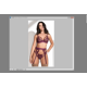 thumbnail image 1 of VISgogo Lencería sexy para mujer, ropa interior de muñeca con vendaje exótico, conjunto de tirantes con frente de celosía VISgogo moda, 1 of 9