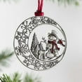 thumbnail image 2 of Wangscanis Christmas Tree Ornament, Solid Pewter Hanging Decoration, Holiday Gift, 2 of 5