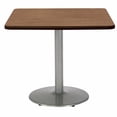 thumbnail image 4 of KFI Studios Mode 3' Square Dining Table, River Cherry, Black Base, 4 of 6