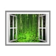 thumbnail image 2 of VWAQ Outdoors Wall Decor 3D Forest Wall Cling Peel and Stick Mural - NW30 (18"H X 22"W), 2 of 2