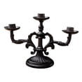 thumbnail image 4 of Candelabros de lujo Portavelas de hierro Portavelas de 3 pilares Portavelas para el hogar Decoración de escritorio Aniversario perfecl Porta vela, 4 of 8
