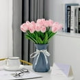 thumbnail image 6 of Huiyi Artificial Tulips Flowers Fake Flowers, 20 Faux Flower Tulips BouquetsTulip Bouquet Latex Tulips Real Touch for Party Home Wedding Decoration and DIY Decor (Candy Pink), 6 of 6