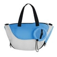 thumbnail image 4 of EHJRE Cat Bathing Bag Cat Showering Bag Anti Scratch Durable Breathable Mesh Cat Grooming Bag for Ear Cleaning Manicure Short Trips white blue, 4 of 8