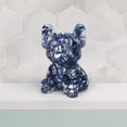 thumbnail image 6 of Axioma Cute Bulldog Figurine Ornament Tabletop Decor Miniature Statue Animal Sculpture Dark Blue, 6 of 10
