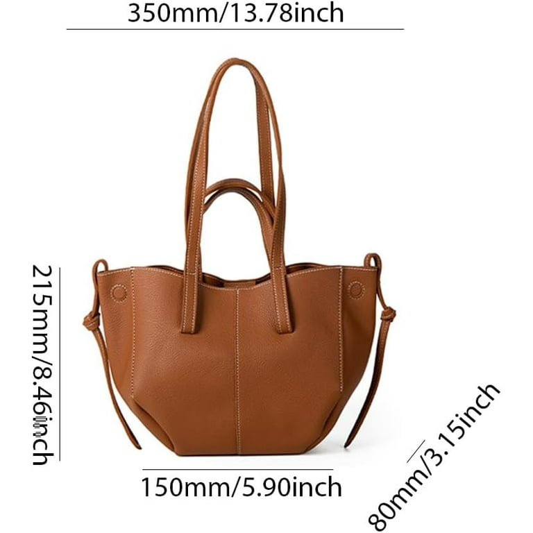 Juoxeepy Tote Bag Faux Leather Work Bag Trendy Handbag Purse for Women Elegant Shoulder Bag with Magnetic Closure