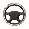 thumbnail image 5 of Cauagu Leopard Print Print Car Steering Wheel Cover - Universal Car Accessory for Diverse Cars for Steering Wheel with a Diameter of 14.5"-15", 5 of 7