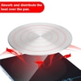 thumbnail image 2 of facefd Kitchen Heat Transfer Plate Stainless Steel Heat Diffuser Adapter Plate for Electric, 2 of 5