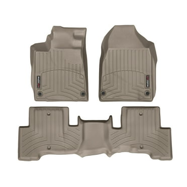 WeatherTech Custom Fit FloorLiners compatible with 2010-2013 Acura ZDX - 1st & 2nd Row, Tan