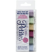 Sulky Sampler 12wt Cotton Petites 6/Pkg-Rosewood Manor Assortment