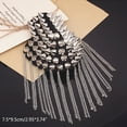 thumbnail image 6 of Necvior Vintage Studded Brooch Epaulet Punk Point Tapered Rivet Tassel Epaulettes Gifts, 6 of 17