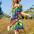 thumbnail image 3 of 2024 Stained glass gay dark Dress summer dresses womens luxury woman evening dress, 3 of 7