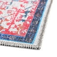 thumbnail image 3 of Unique Loom Renaissance Collection Area Rug - Roma (2' x 8' Runner Ivory Blue/Black), 3 of 7