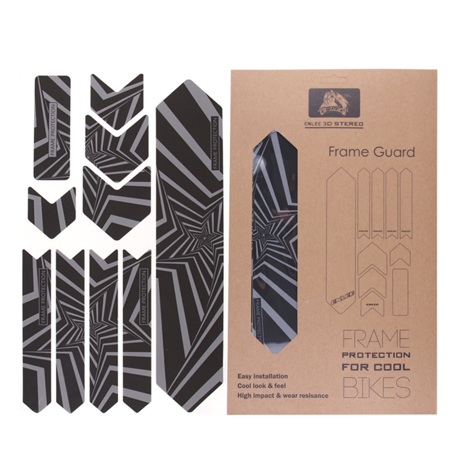 Bicycle Reflective Sticker Set Innovative Bike Decal Kit