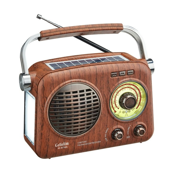 Altavoz Bluetooth Gelielim Retro con dial de sintonización AM/FM/SW