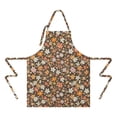 thumbnail image 2 of Pioneer Flower Floral Print Pattern Apron for Women and Men, Cotton Linen Waterproof with Pockets, Adjustable, 33x27 Inch for Kitchen, Gardening, BBQ, Salon, 2 of 6