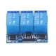 thumbnail image 5 of Módulo de relé de 3 canales, placa de relé de alto voltaje con optoacoplador aislado, disparador de nivel alto y bajo de 5 V (compatible con 3,3 V), disparador de 3 V a 7 V, 5 of 14