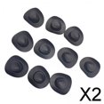 thumbnail image 1 of 2X 10 Piezas Casa de Muñecas Mini Sombrero de Adorno de Pastel Sombrero de Muñeca para Vestirse Negro 2 piezas, 1 of 9