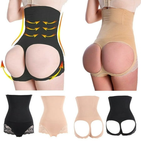 

SLIMBELLE Women s Butt Lifter Shaper Seamless Tummy Control Hi-Waist Thigh Slimmer