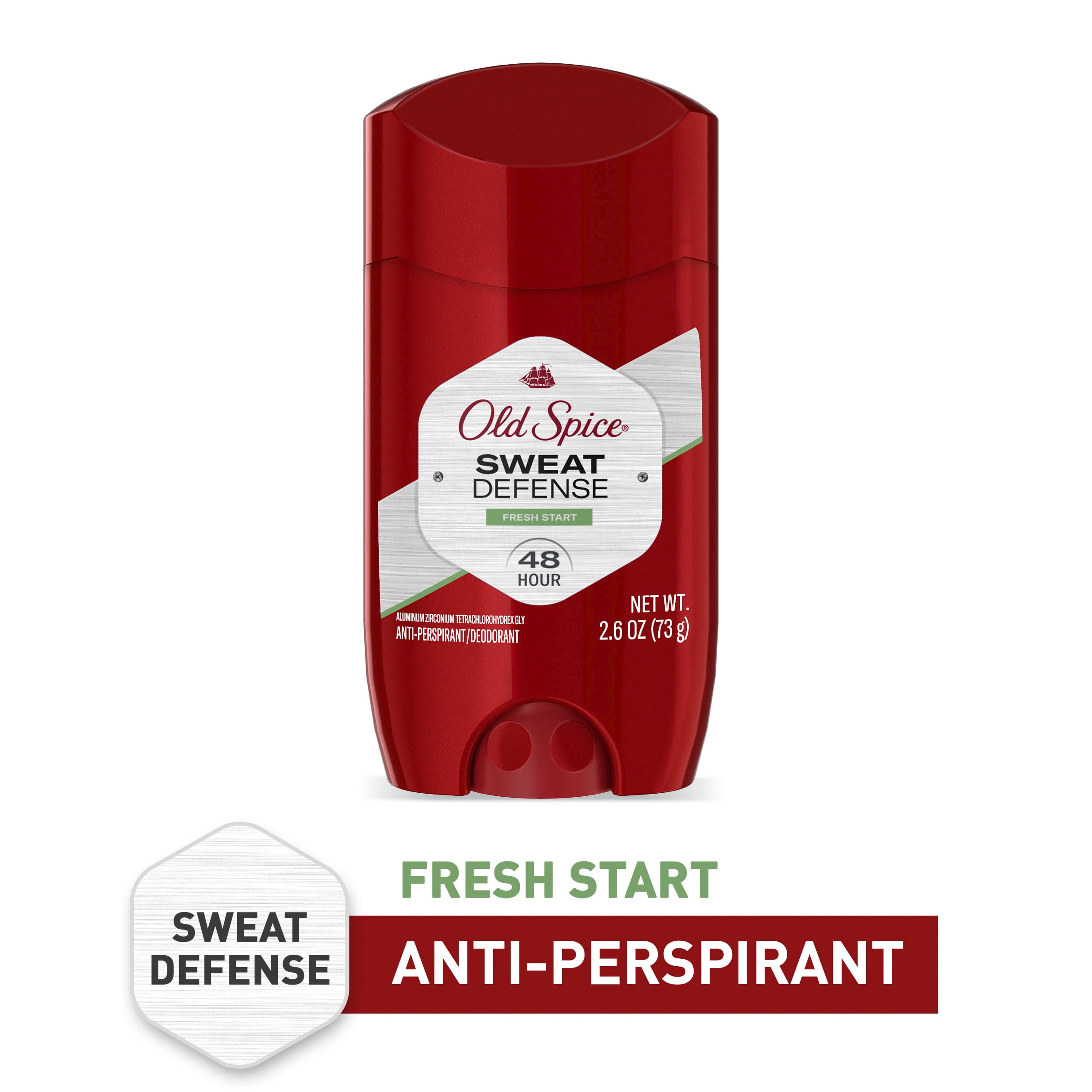 Old Spice Sweat Defense Invisible Solid Antiperspirant Deodorant, Fresh