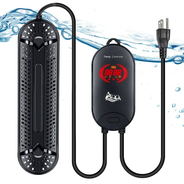 Calentador de acuario AQQA 1000W para pecera de 570-1135L