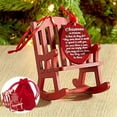 thumbnail image 2 of Christmas in Heaven Memorial Ornament Mini Wooden Rocking Chair,with Meaningful Sign Home Decor for Christmas Tree (5pcs), 2 of 5